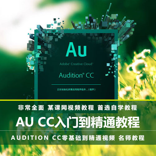 【音频编辑】AUDITION CC入门到精通教程-Au视频教程