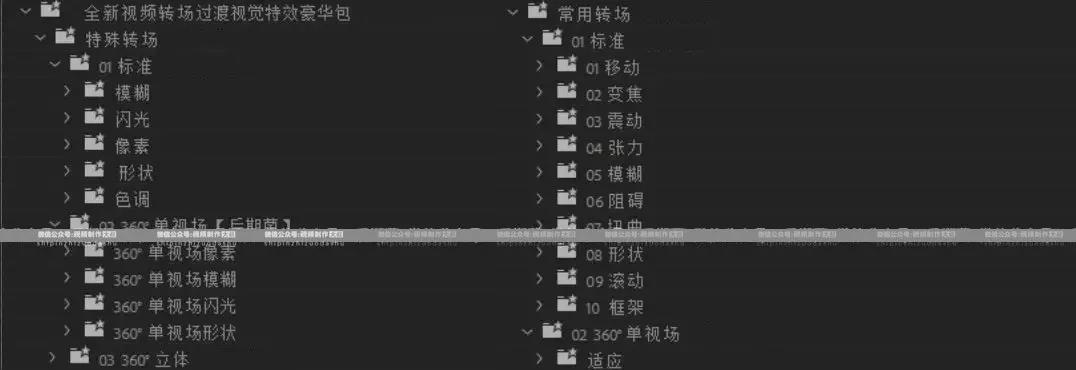 PR最新5000款高级转场插件第一季，年薪百万抖音大咖必备的燃爆装备！