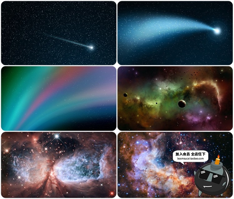 200款高清宇宙银河星河星空夜空摄影图片