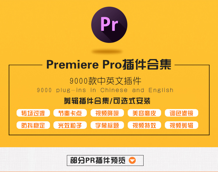 【12套齐全】PS/AI/CDR/PR/AE/LR/FCPX/C4D/ED插件全套合集（支持WIN-MAC）