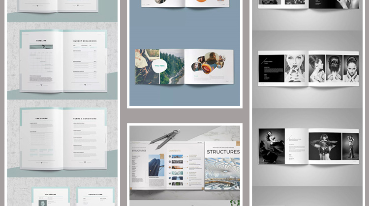 【持续更新】1200款画册样机智能贴图PSD合集 画册/杂志/书籍折页/邀请函