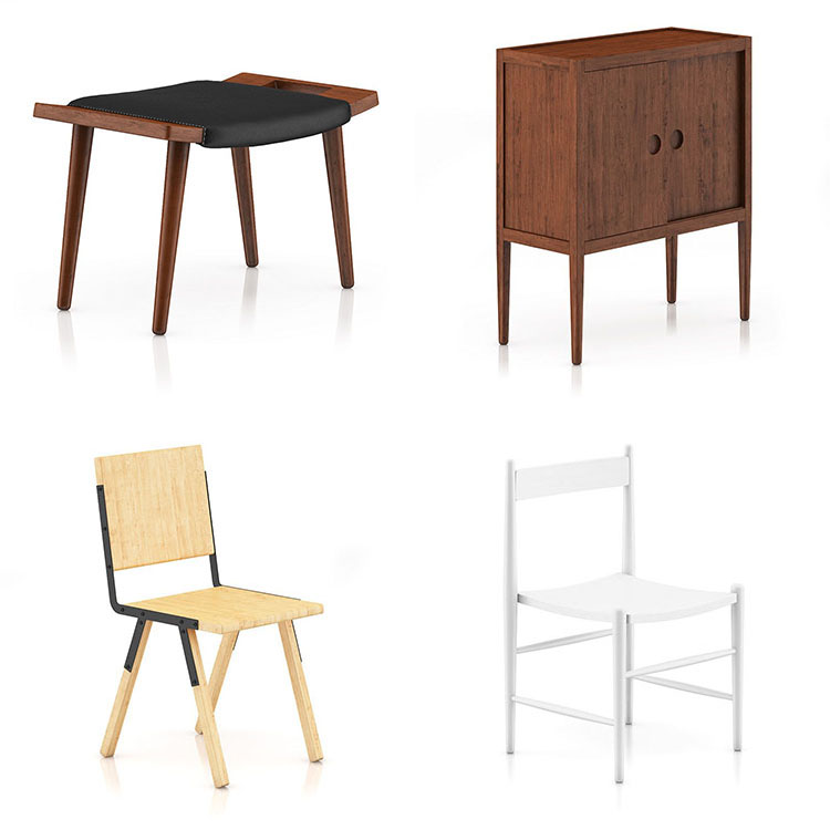 32款，庭院，家具，桌椅，沙发，模型素材