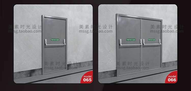 66款地下出库工业设备C4D模型素材集