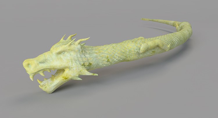 【C4D神兽模型】9款创意神话古风神兽动物魔龙相关C4D工程模型3D立体素材