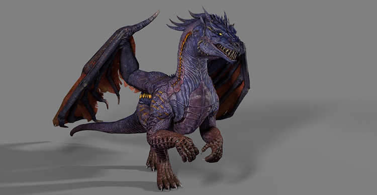 【C4D神兽模型】9款创意神话古风神兽动物魔龙相关C4D工程模型3D立体素材