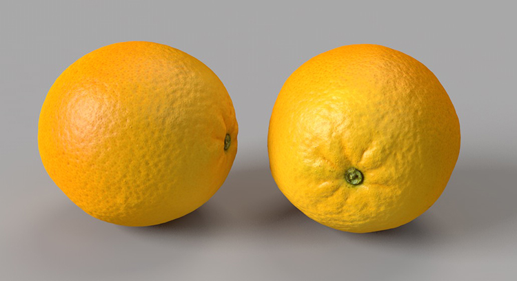 【C4D素材】18款哈密瓜凤梨柠檬牛油果荔枝石榴桔子芒果水果C4D模型3D素材