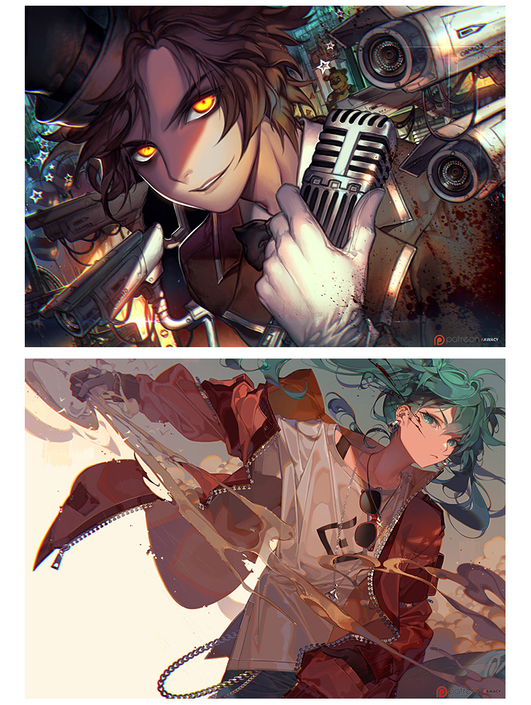 【持续更新】河CY（kawacy）作品集＋作画视频＋笔刷
