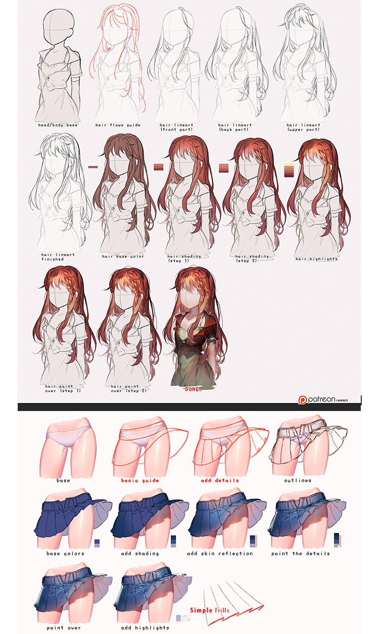【持续更新】河CY（kawacy）作品集＋作画视频＋笔刷