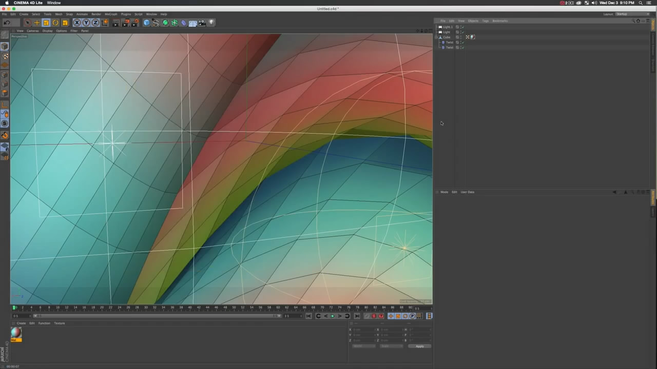 Mt.Mograph AE+C4D MG高级运动图形教程第59期 &#8211; 5 Minute LowPoly Wallpaper