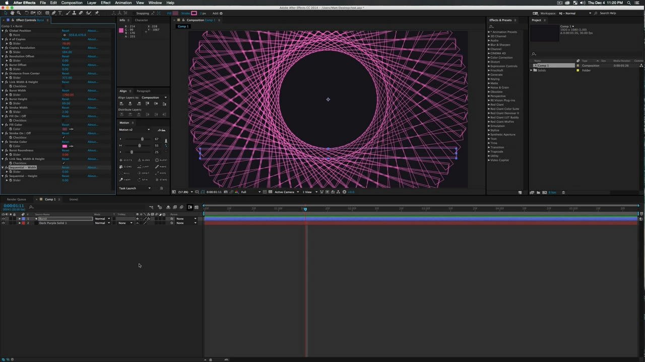 Mt.Mograph AE+C4D MG运动图形教程 Motion 2 &#8211; Intro and Overview