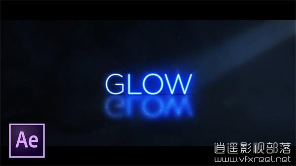 AE教程：3种技巧制作发光文字logo效果动画 3 Cinematic Glow Techniques