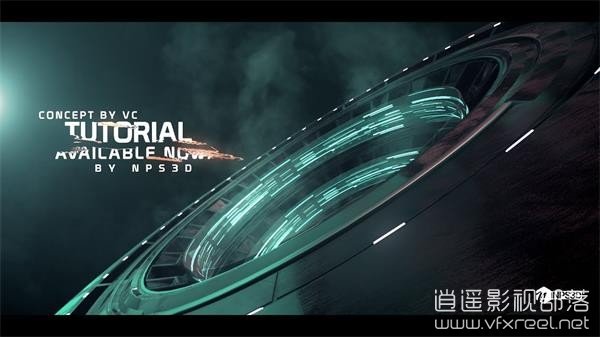 AE教程：E3D制作科幻高科技三维场景标志logo动画 Sci Fi HUD Design Tutorial
