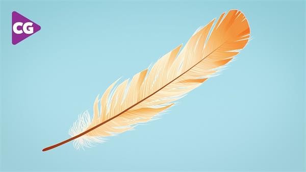 C4D动力学羽毛随风飘舞下落动画教程 Cinema 4D Tutorial Aerodynamics