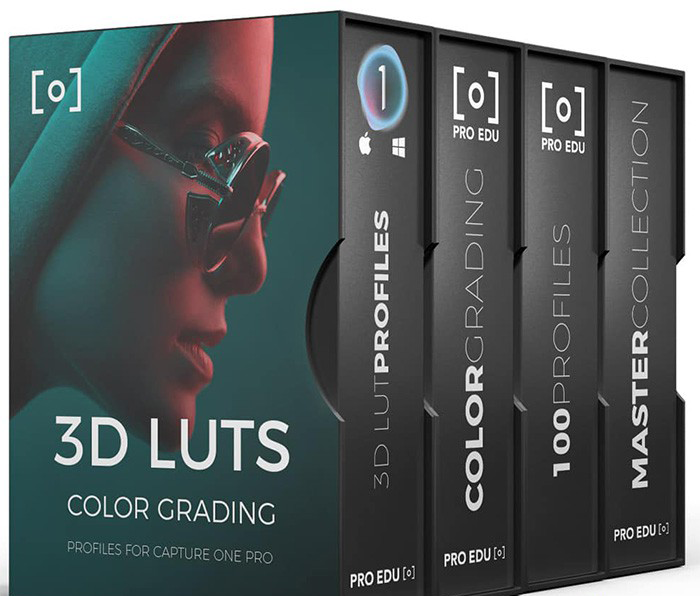 PRO EDU-大师收藏-用于Capture One Pro的100个3D LUT配置文件
