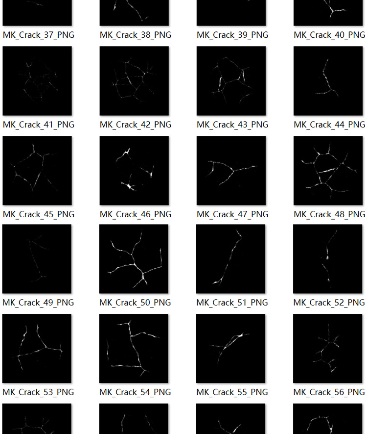 70张4K裂缝裂痕alpha纹理贴图C4D黑白划痕开裂效果