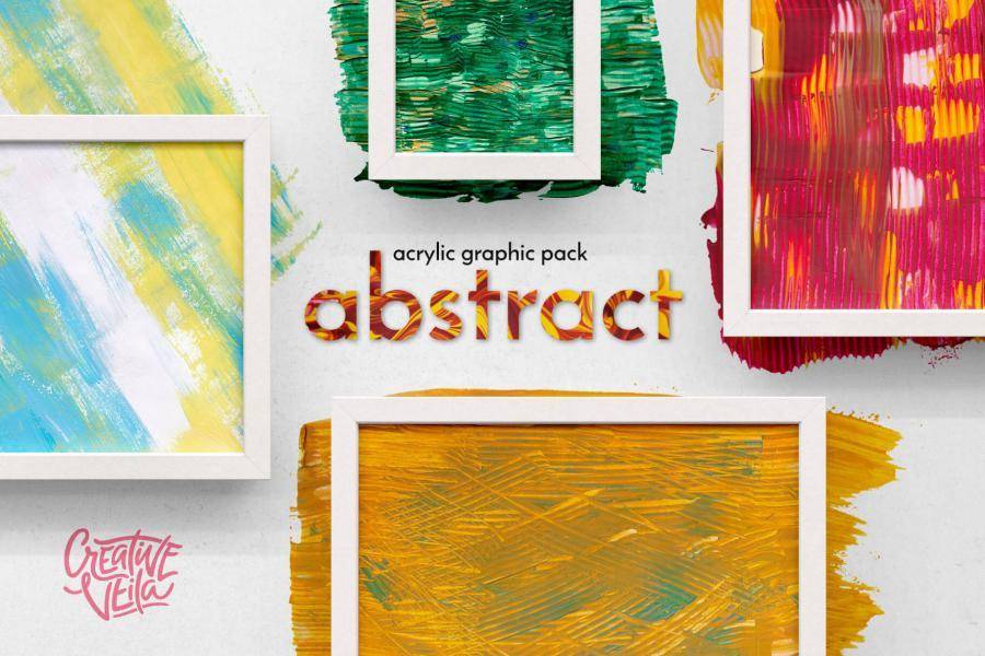 抽象丙烯酸图形包 Abstract Acrylic Graphic Pack