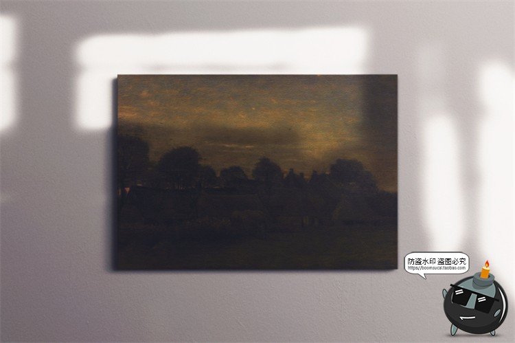53款挂画装饰画油画壁画海报作品贴图效果展示智能样机