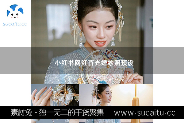 28款小红书网红苜光婚纱照预设 PS高级感婚礼跟拍调色柔美人像滤镜LR预设