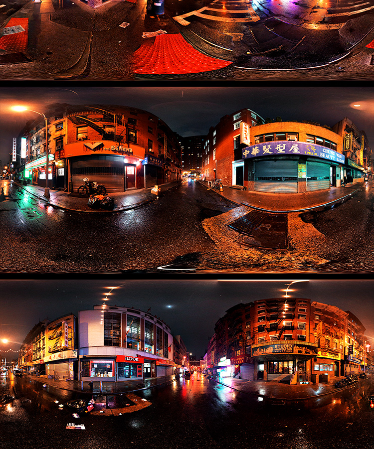 16张城市夜景高清HDRI环境贴图Manhattan Nights c4d素材