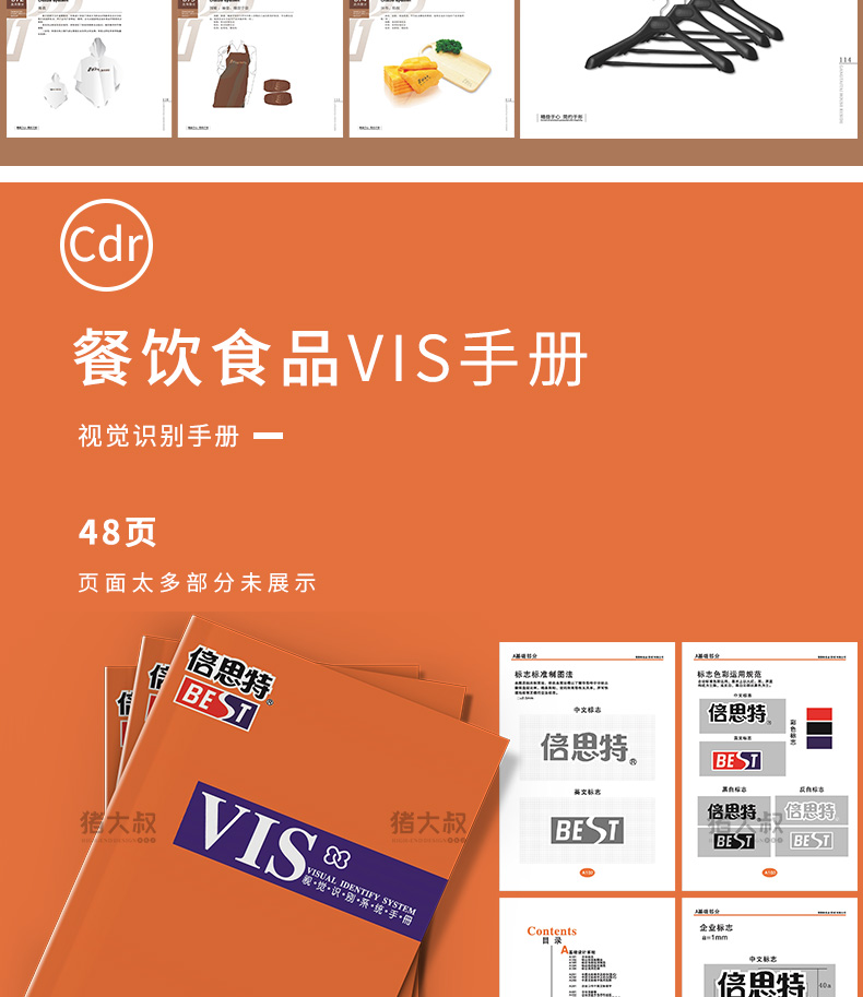 【VI手册】企业视觉识别品牌vi手册模板AI作品集