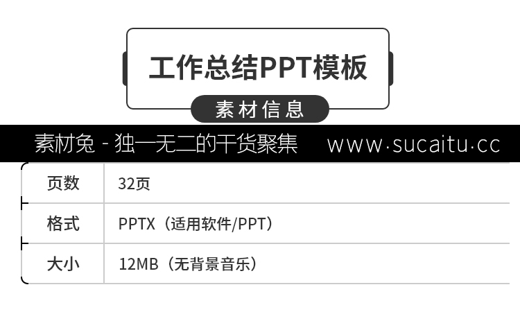 32页述职报告年终年中度总结工作汇报计划商务PPT模版素材动态
