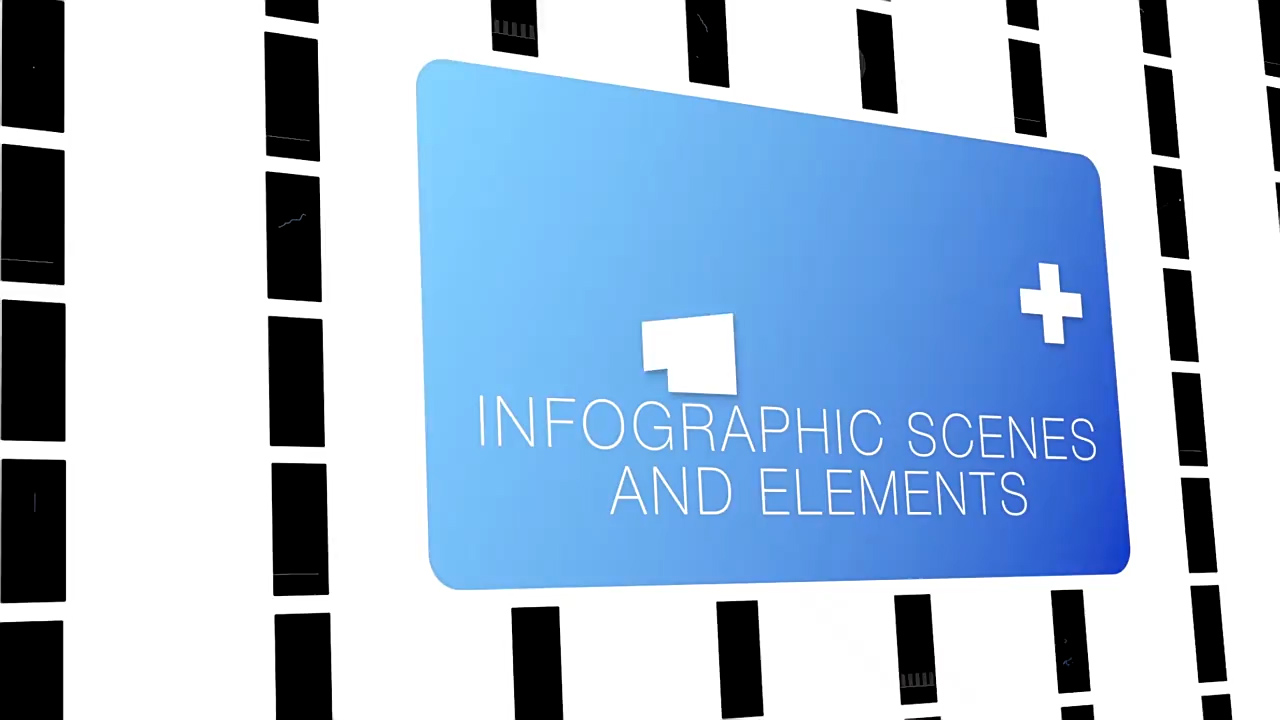 PR模板-1100种公司企业信息数据报表动态图形展示动画