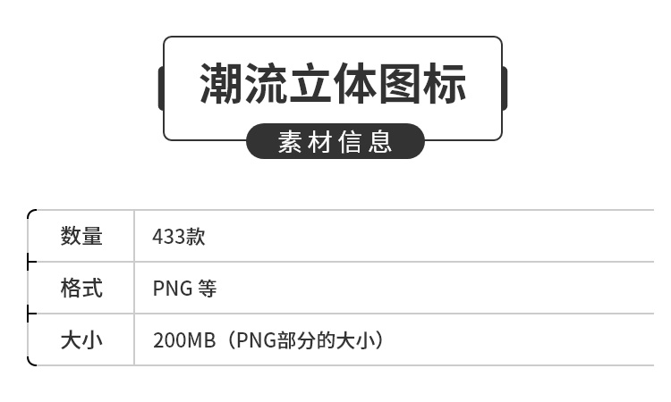 433款卡通潮流时尚质感3D立体插画人物机器人元素图标PNG免扣icon素材