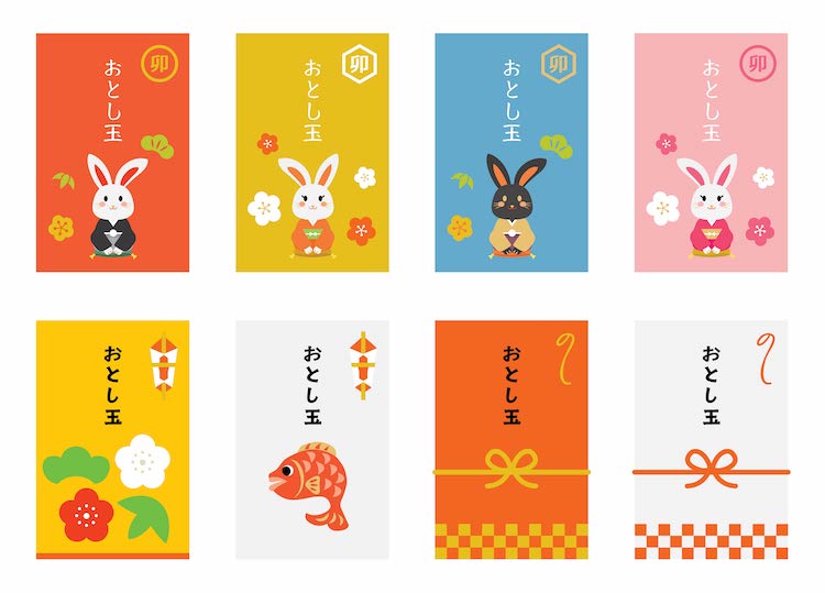 【兔年】24张兔年插画矢量元素