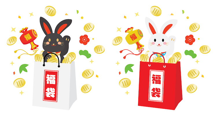 【兔年】24张兔年插画矢量元素